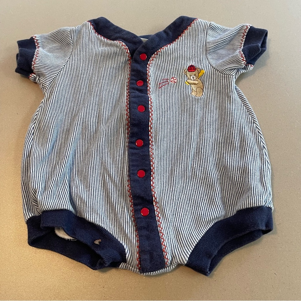 Alexis Navy and White Striped Bodysuit